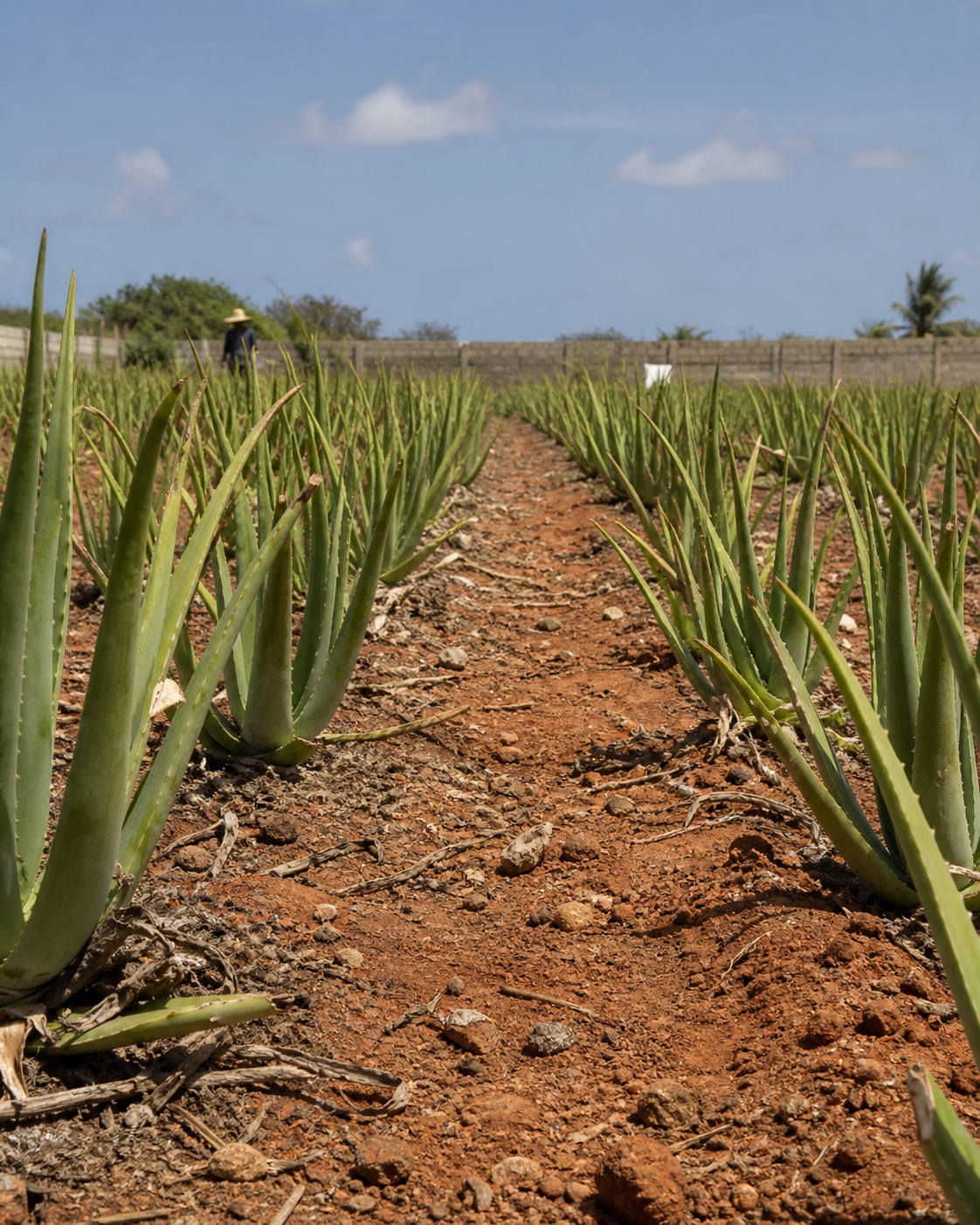 HeelHero's Aloe grown in Aruba